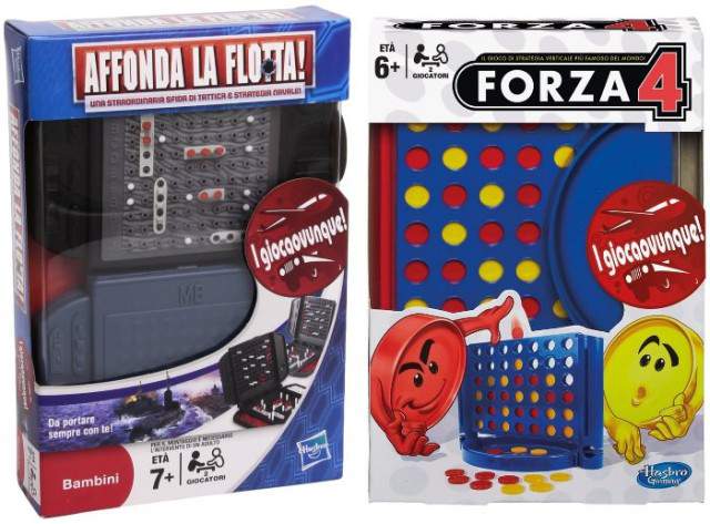 Hasbro Gaming Affonda La Flotta – Gioco Di Carte Portatile, Versione Italiana, Per 2 Giocatori