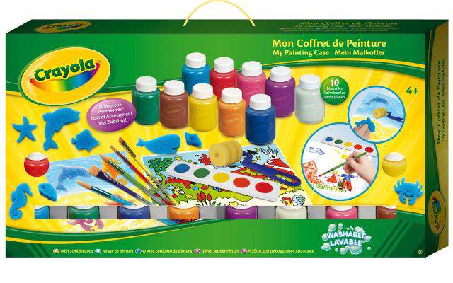 Crayola 93099 - Kit di attività creative valigetta del pittore
